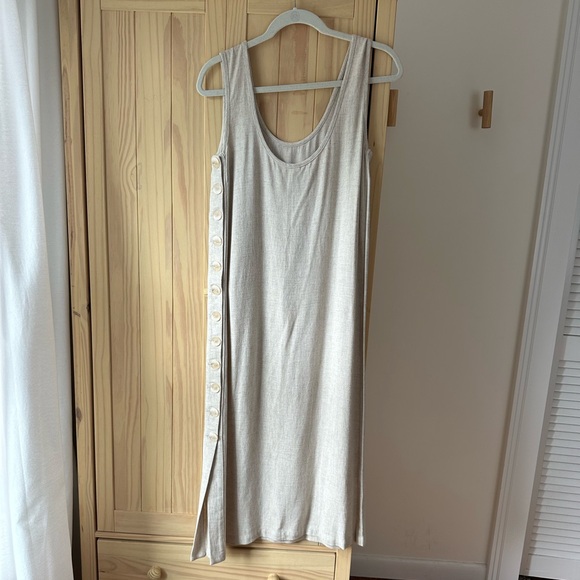 Rachel Pally Linen Romi Dress in Natural in Size Small - Picture 7 of 9